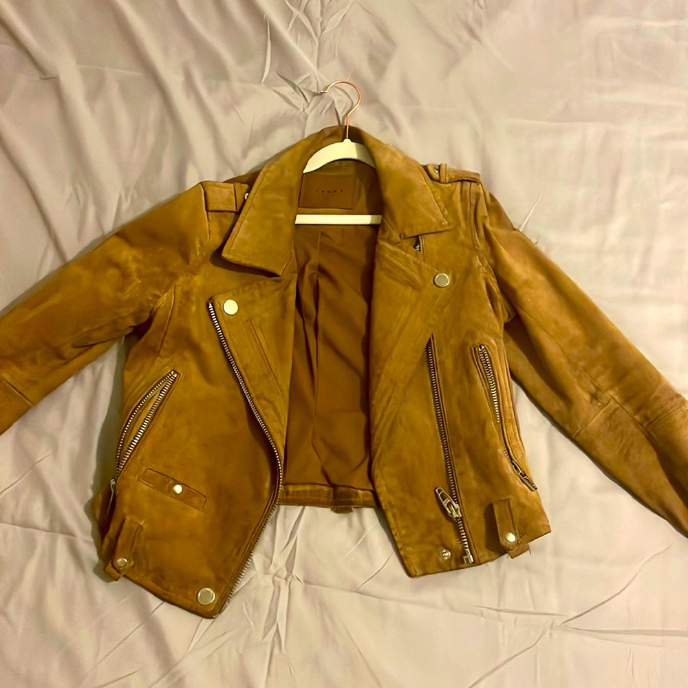 Blank NYC Suede Moto Jacket